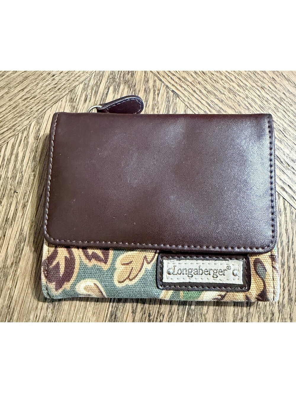 Longaberger wallet Floral